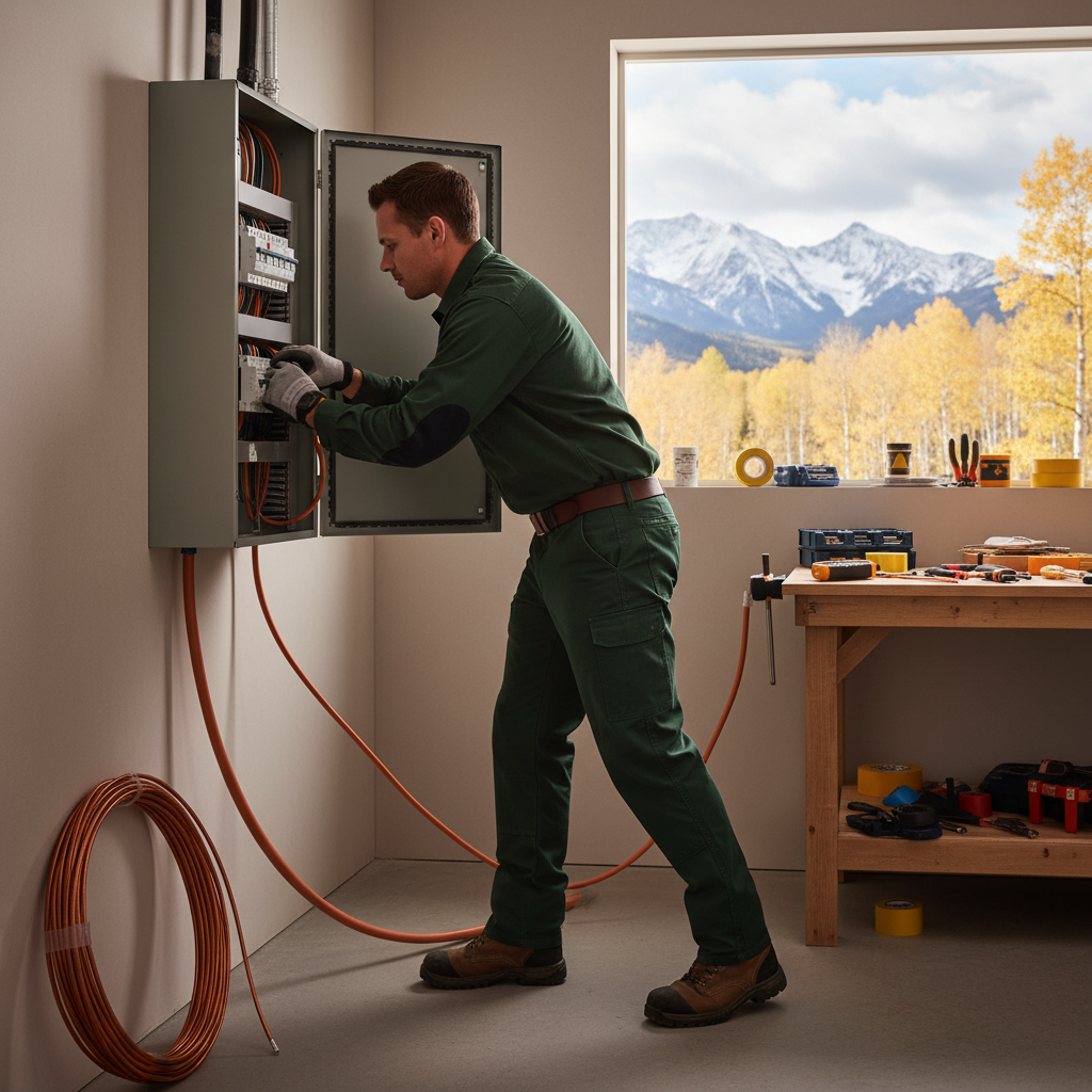 Aspen Electric electrician at work